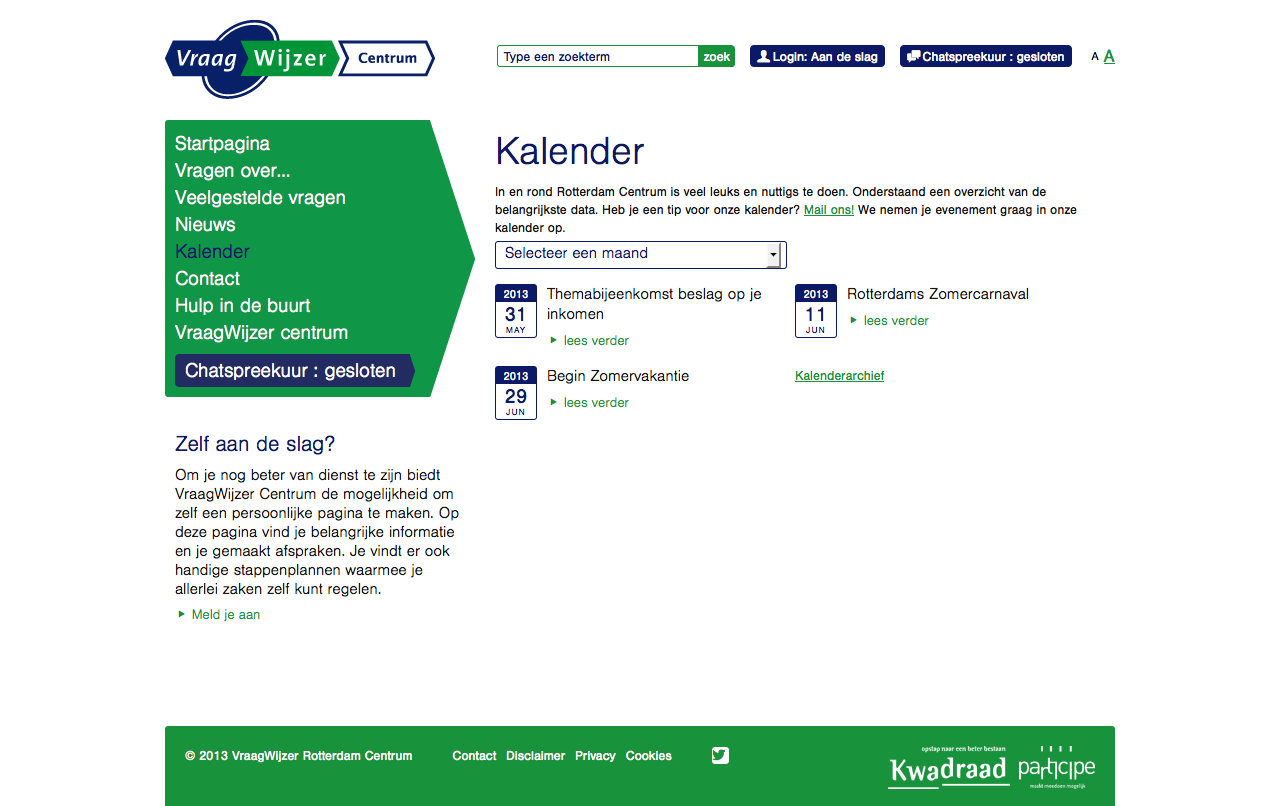 Vraagwijzer Centrum